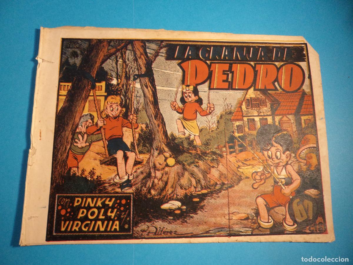 Tebeos: Pinky Poly y Virginia. N&ordm; 3. Exito. LE FALTAN LAS PAGINAS 1,2,7 y 8. A&ntilde;o 1946