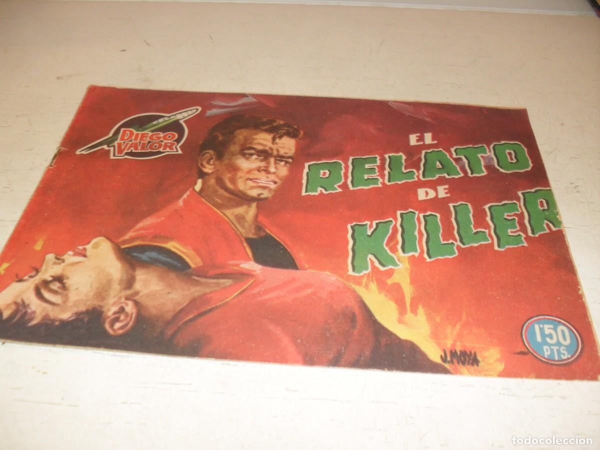 Tebeos: (ORIGINAL),DIEGO VALOR,2&ordf; PARTE,N&ordm; 24,DE 44,EL RELATO DE KILLER.EDICIONES CID,1957