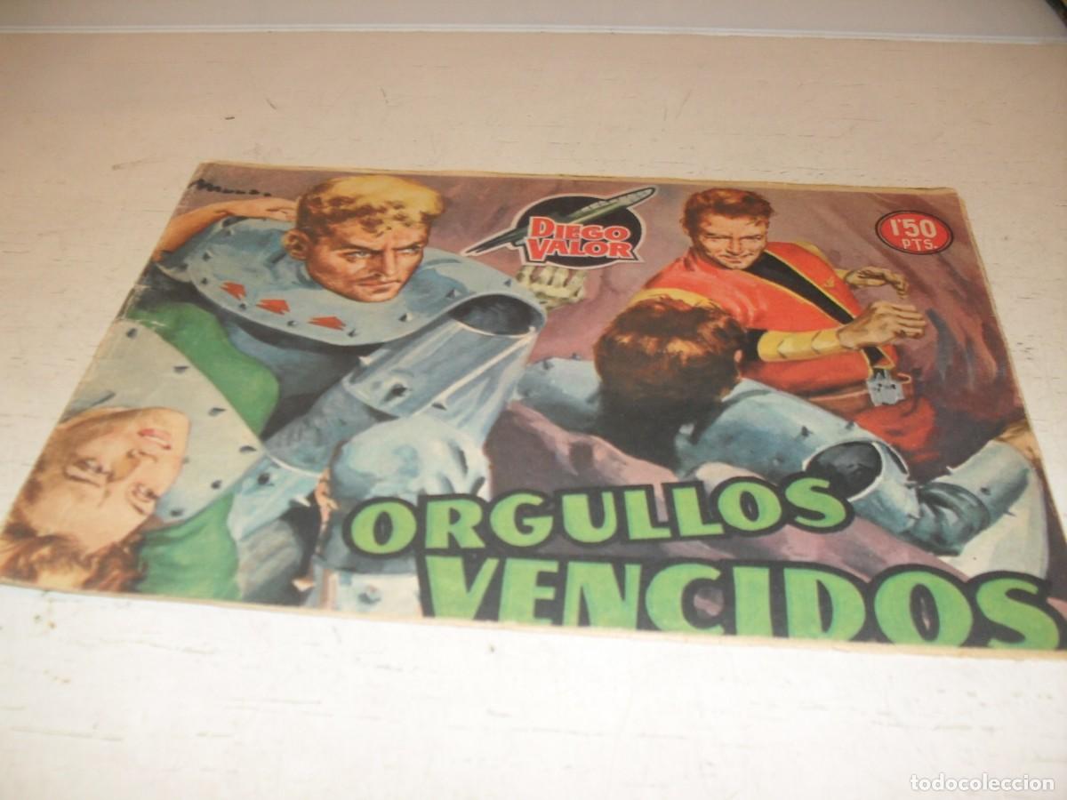 Tebeos: (ORIGINAL),DIEGO VALOR,2&ordf; PARTE,N&ordm; 10,ORGULLOS VENCIDOS,DE 44.EDICIONES CID,1957