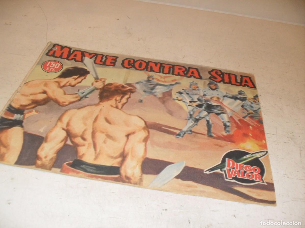 Tebeos: (ORIGINAL),DIEGO VALOR,2&ordf; PARTE,N&ordm; 9,MAYLE CONTRA SILA,DE 44.EDICIONES CID,1957