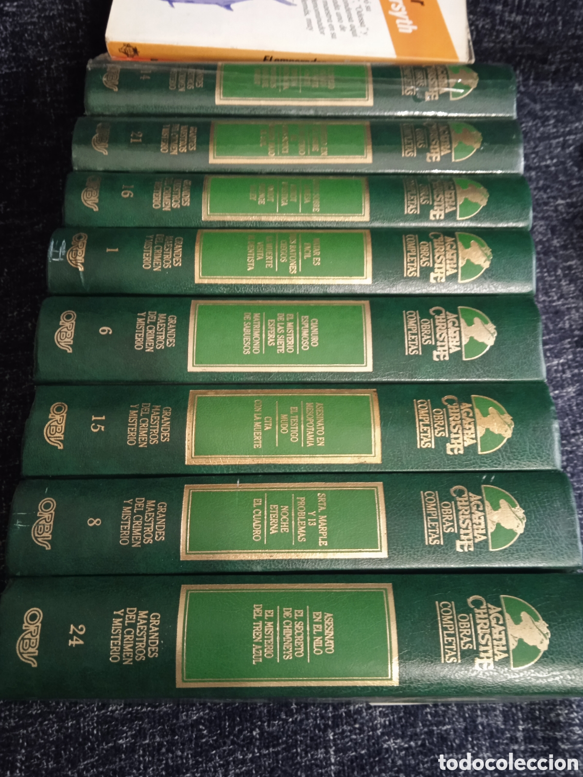 Tebeos: AGATHA CHRISTIE , LOTE 8 TOMOS -CONTIENEN 24 NOVELAS -EDITA : ORBIS
