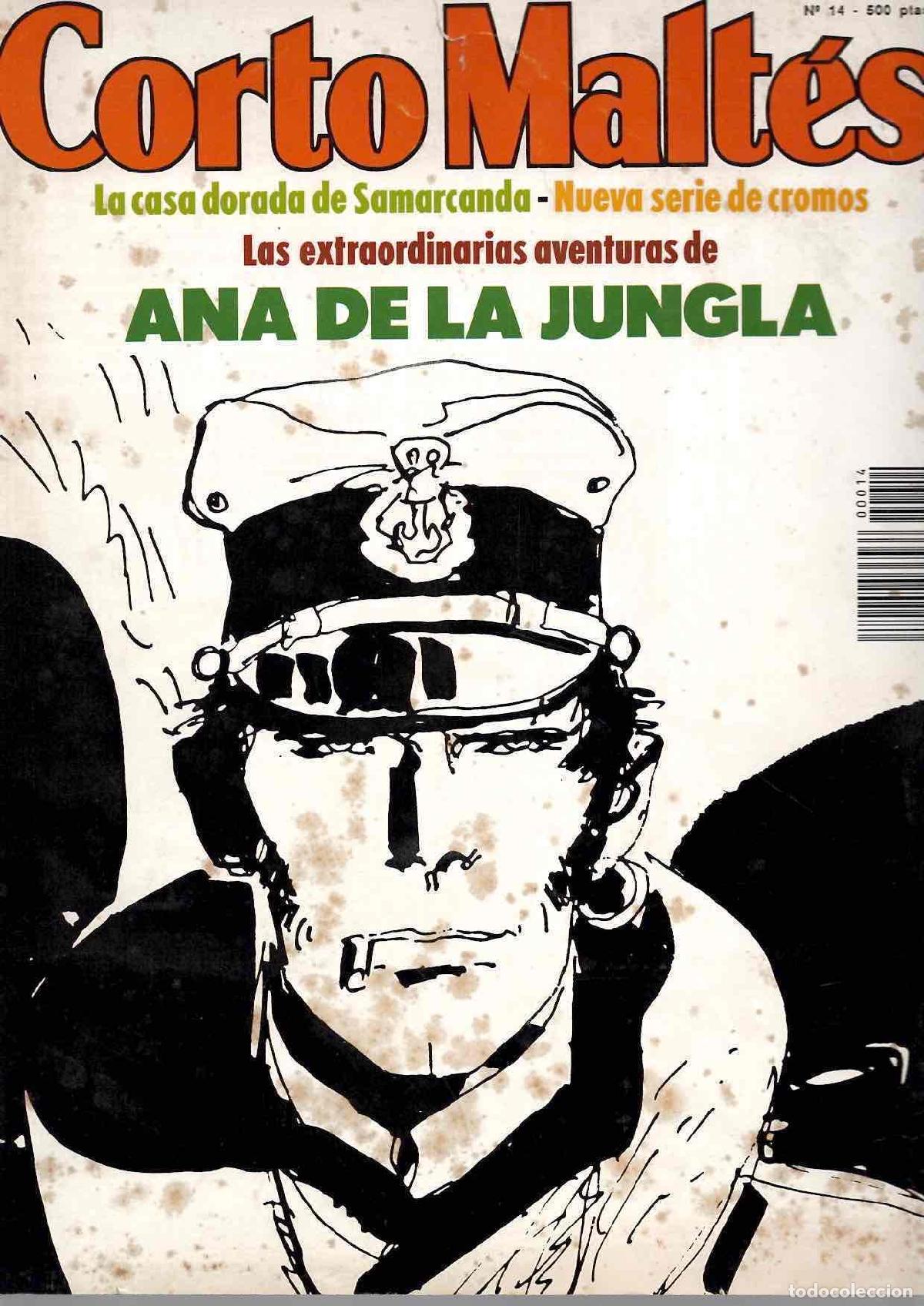 Tebeos: CORTO MALTES N&ordm; 14 LA CASA DORADA DE SAMARCANDA NUEVA SERIE DE CROMOS. CON CROMOS