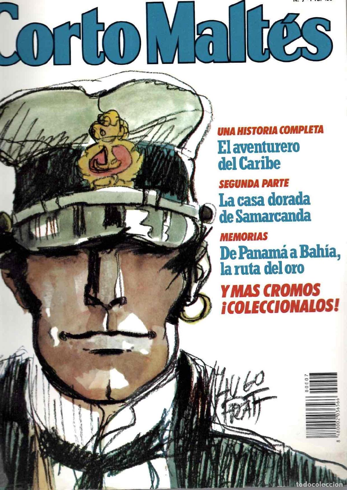 Tebeos: CORTO MALTES N&ordm; 7 CON CROMOS.