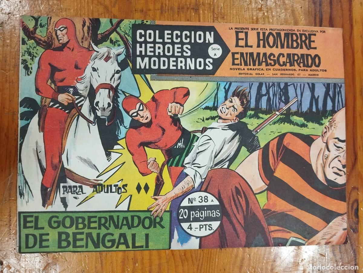 Tebeos: EL HOMBRE ENMASCARADO n&ordm; 38 EL GOBERNADOR DE BANGALI.