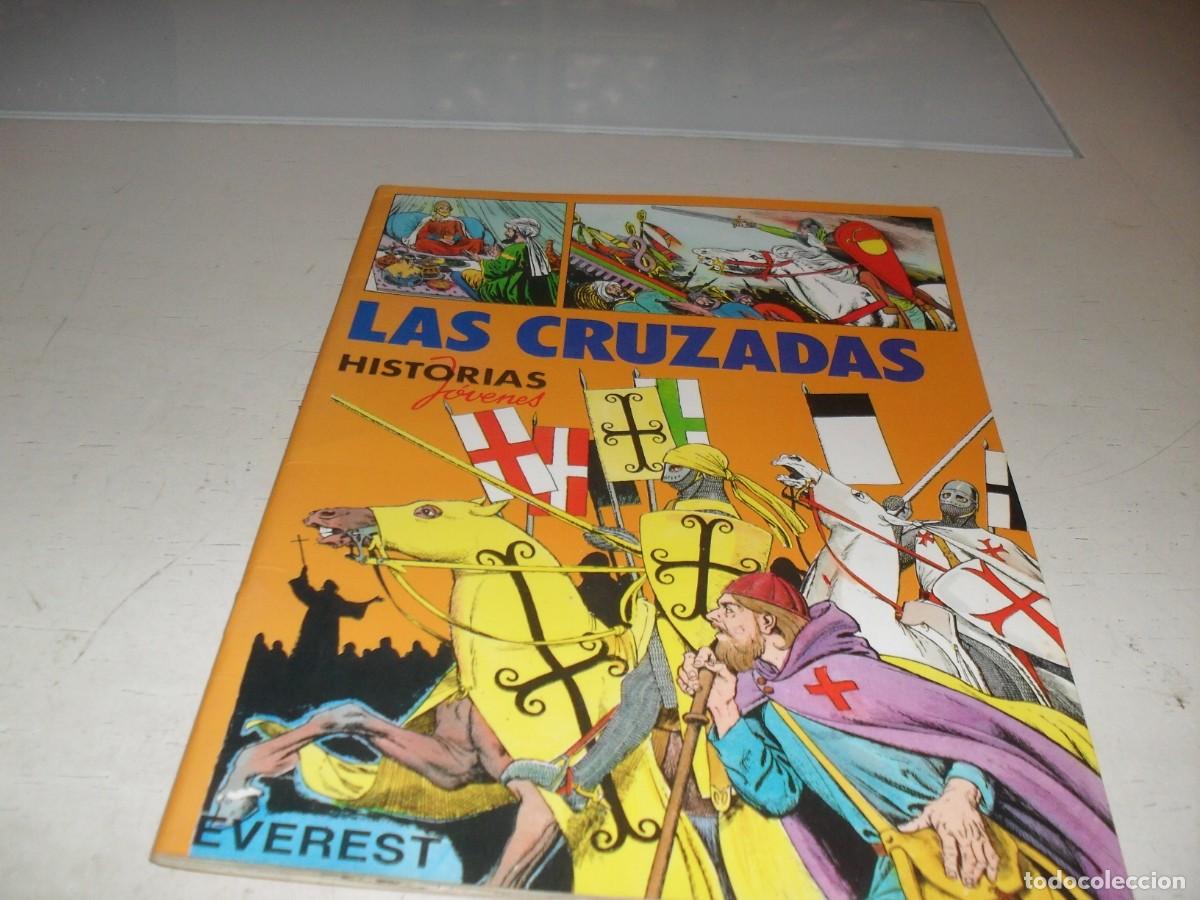Tebeos: LAS CRUZADAS,HISTORIAS JOVENES,CON DIBUJOS DE EDUARDO T.COELHO.EVEREST,1983