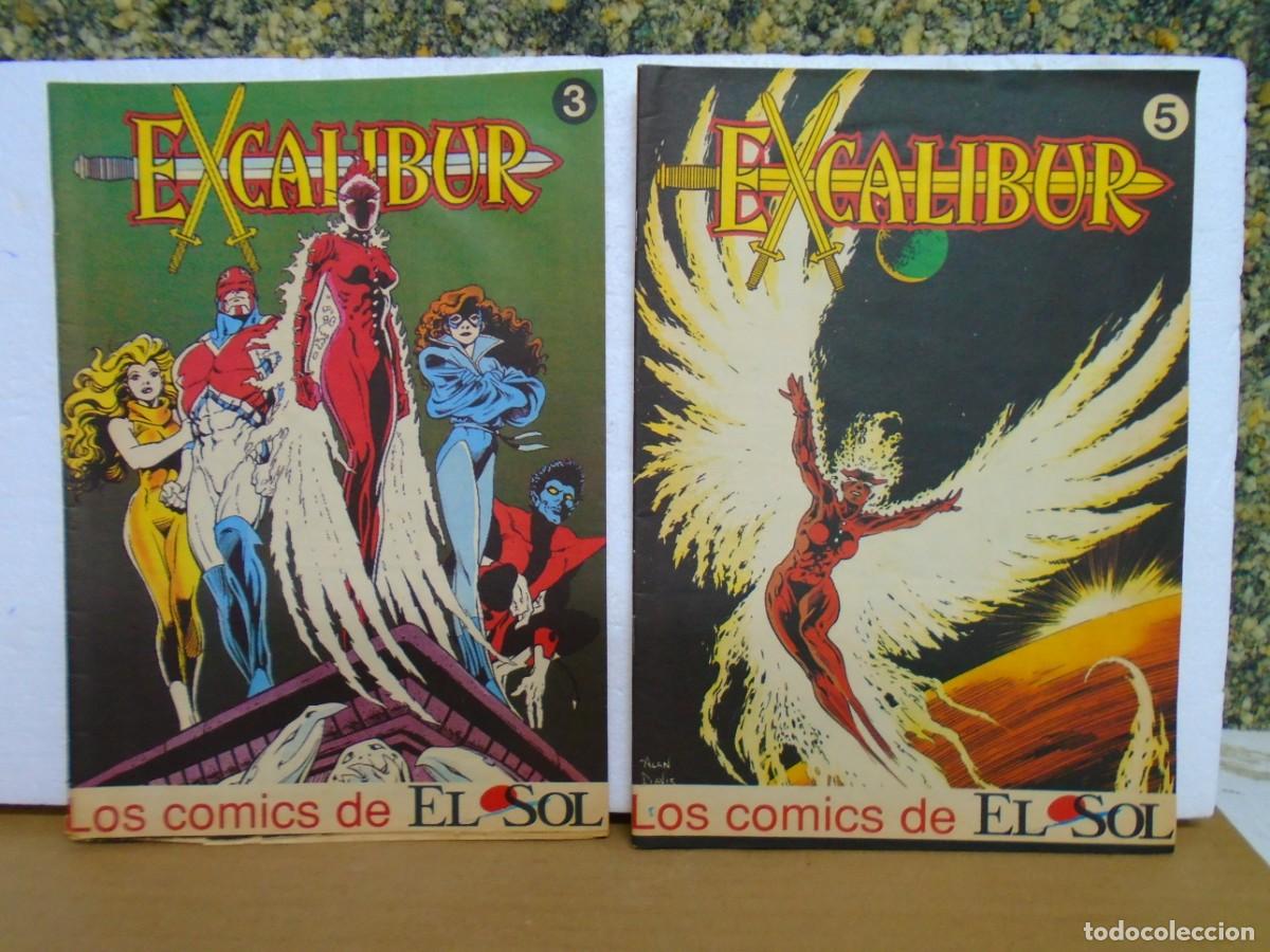 Tebeos: EXCALIBUR .LOS COMICS DE EL SOL (1990) N&ordm;3-5.