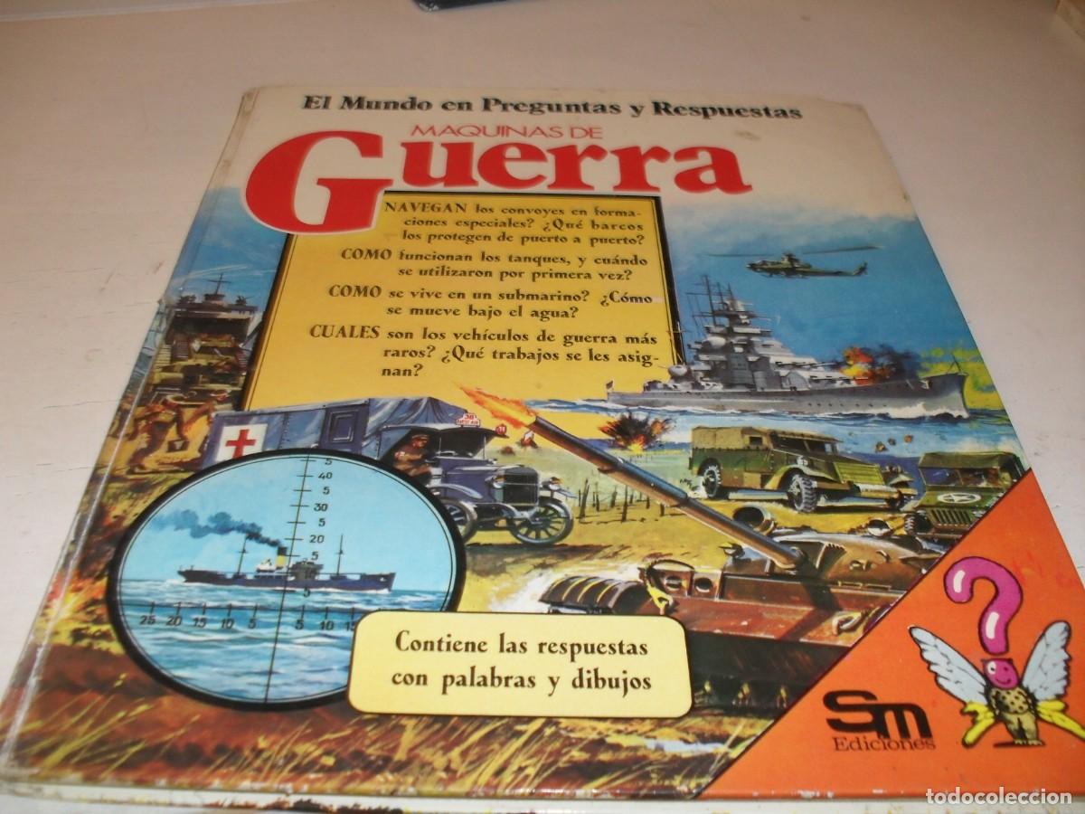 Tebeos: EL MUNDO EN PREGUNTAS Y RESPUESTAS:MAQUINAS DE GUERRA,SM EDICIONES,1979