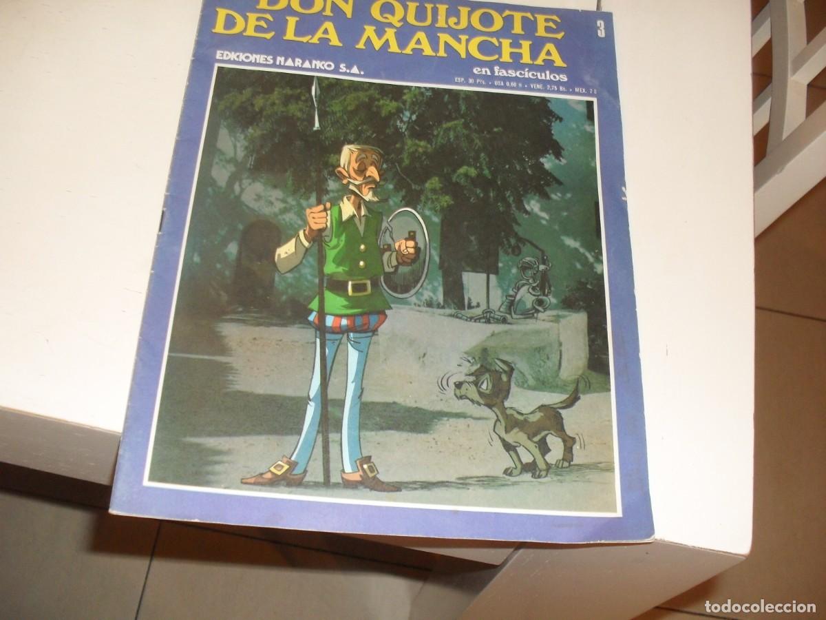Tebeos: FACICULO/TEBEO,D&ordm; QUIJOTE DE LA MANCHA N&ordm; 3,EDICIONES NARANJO,A&Ntilde;O 1972
