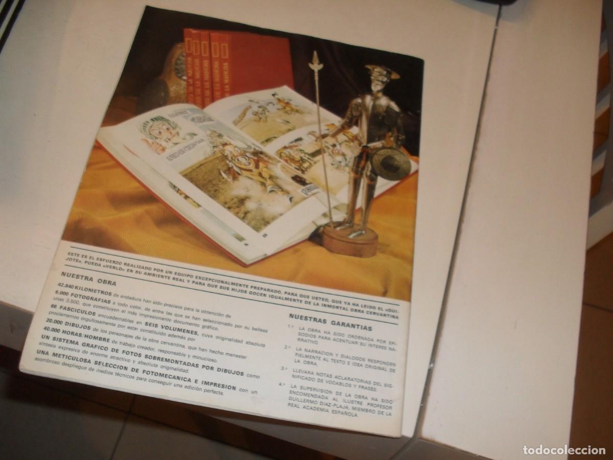 Tebeos: FACICULO/TEBEO,D&ordm; QUIJOTE DE LA MANCHA N&ordm; 3,EDICIONES NARANJO,A&Ntilde;O 1972 - Foto 3