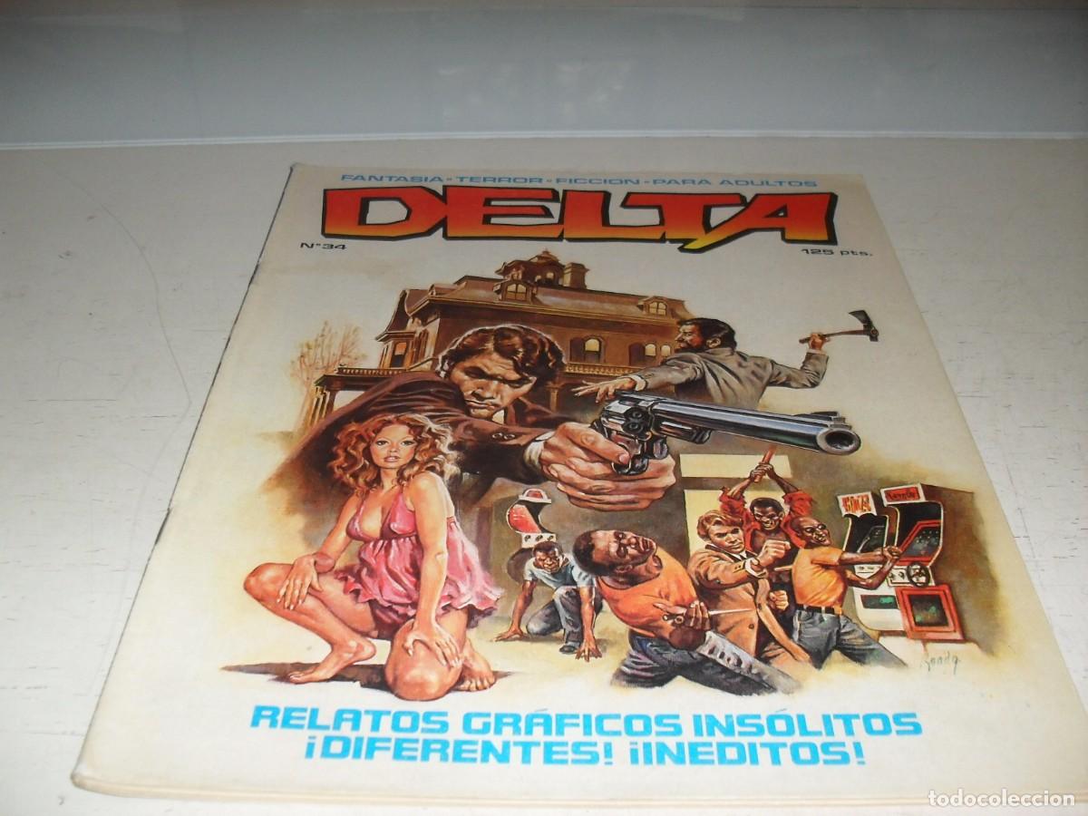 Tebeos: DELTA N&ordm; 34,CON PUBLICIDAD DEL COMIC GUERRA EN CONTRAPORTADA.DELTA EDICIONES,1980