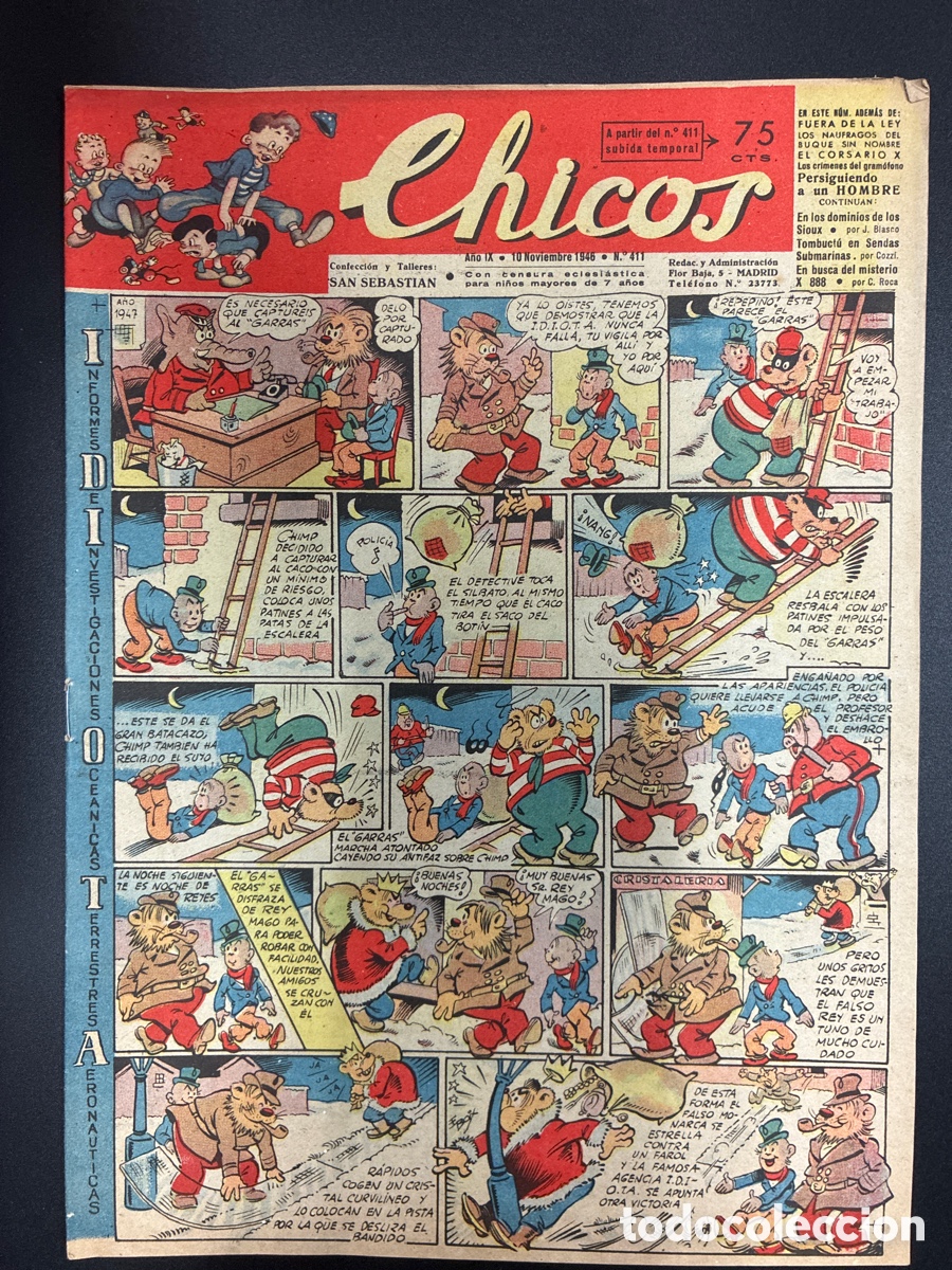 Tebeos: COMIC COLECCION CHICOS N&ordm; 411 BAYGUAL Y FET DE LAS JONS