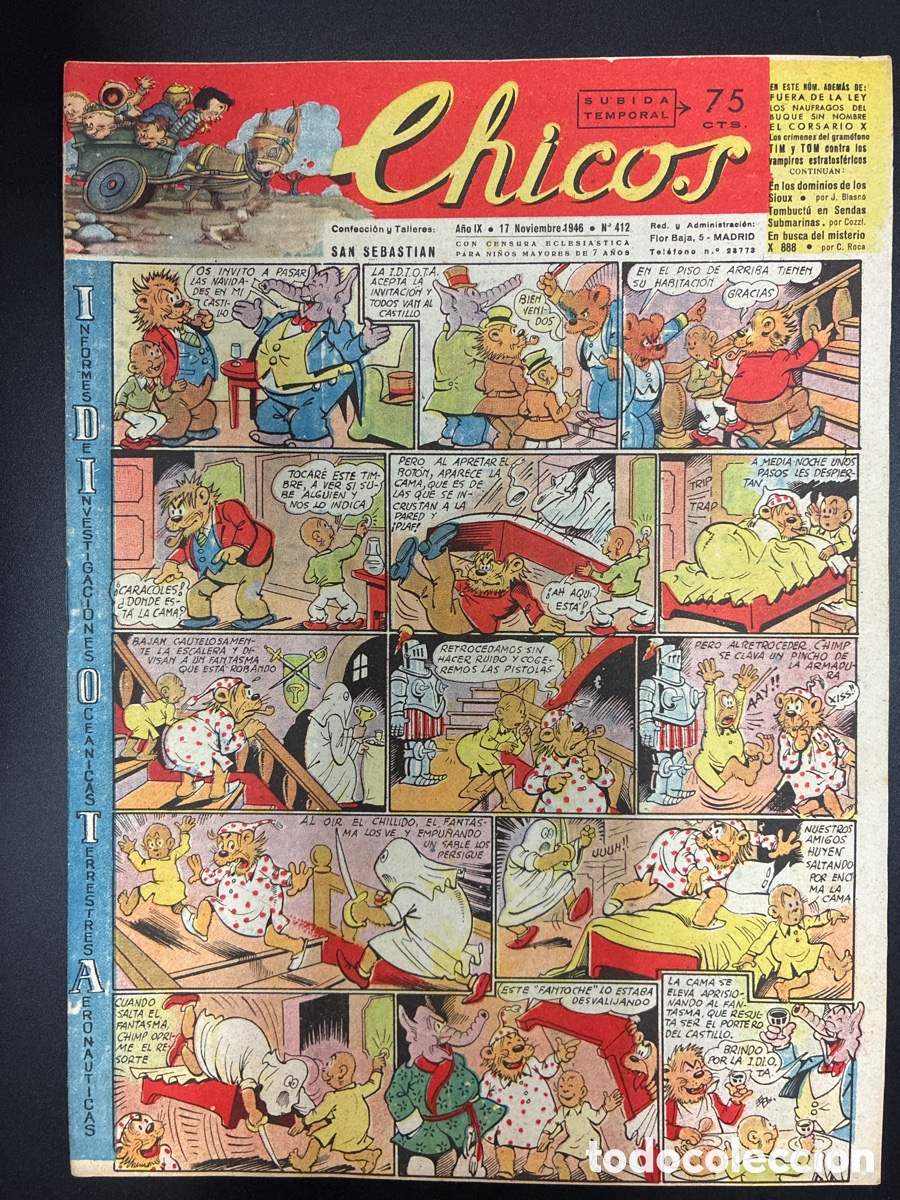 Tebeos: COMIC COLECCION CHICOS N&ordm; 412 BAYGUAL Y FET DE LAS JONS
