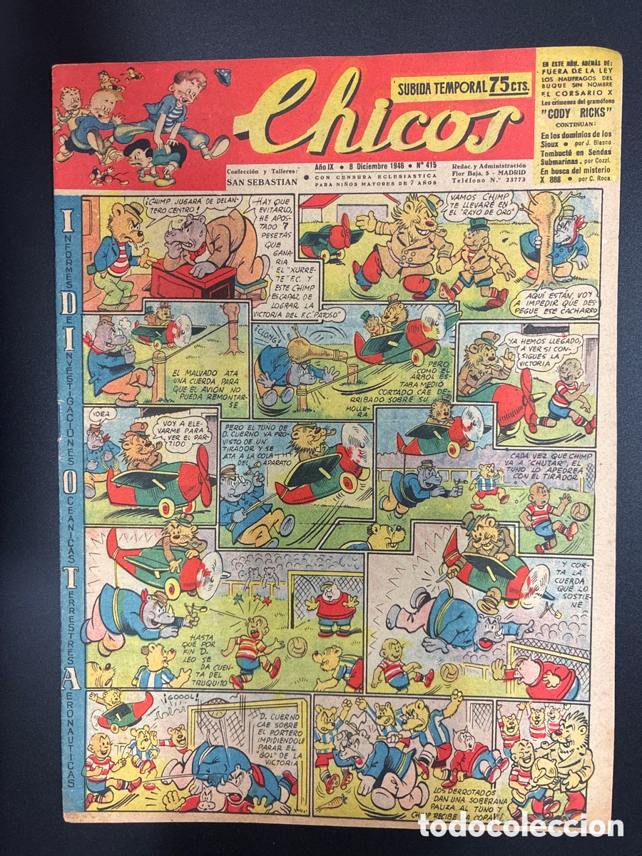 Tebeos: COMIC COLECCION CHICOS N&ordm; 415 BAYGUAL Y FET DE LAS JONS