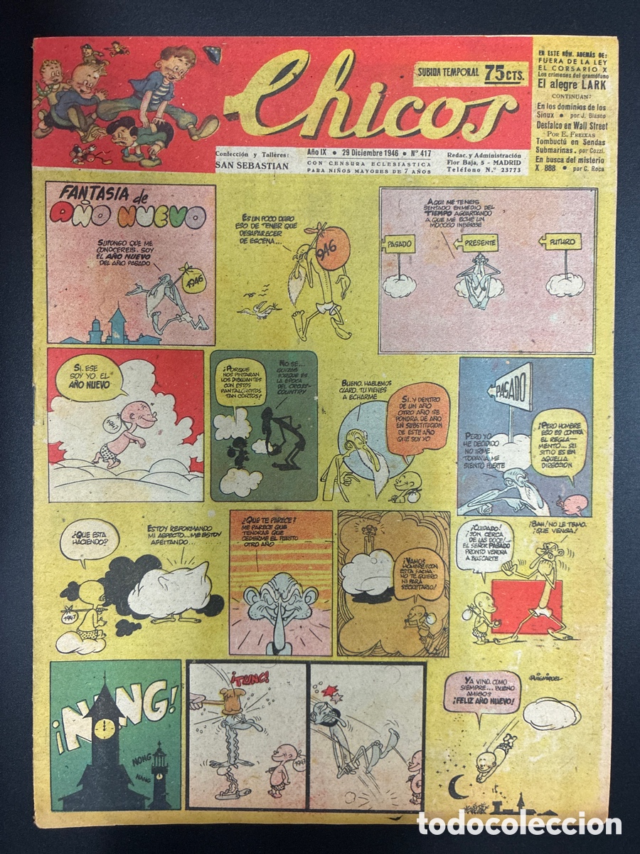 Tebeos: COMIC COLECCION CHICOS N&ordm; 417 BAYGUAL Y FET DE LAS JONS