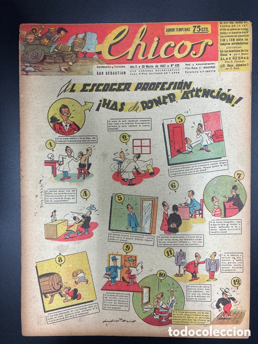 Tebeos: COMIC COLECCION CHICOS N&ordm; 430 BAYGUAL Y FET DE LAS JONS