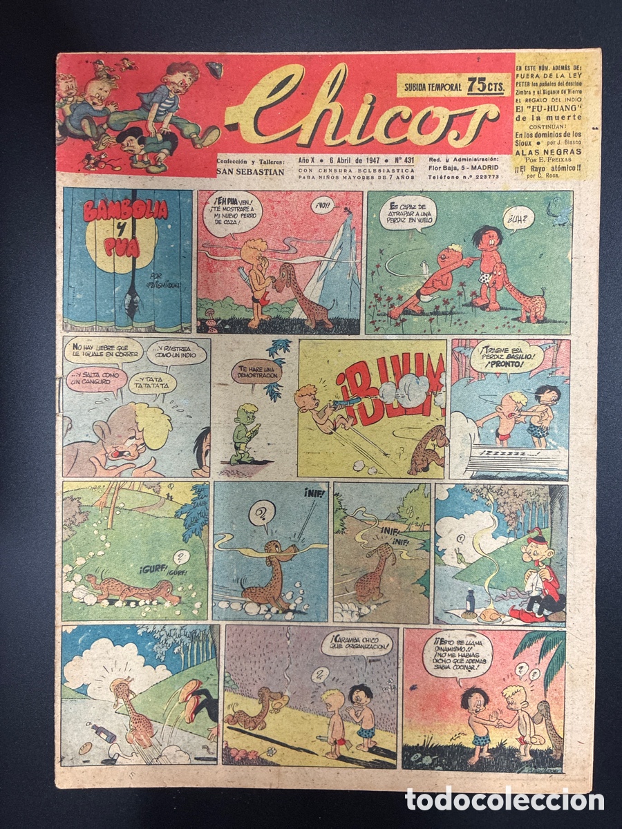 Tebeos: COMIC COLECCION CHICOS N&ordm; 431 BAYGUAL Y FET DE LAS JONS
