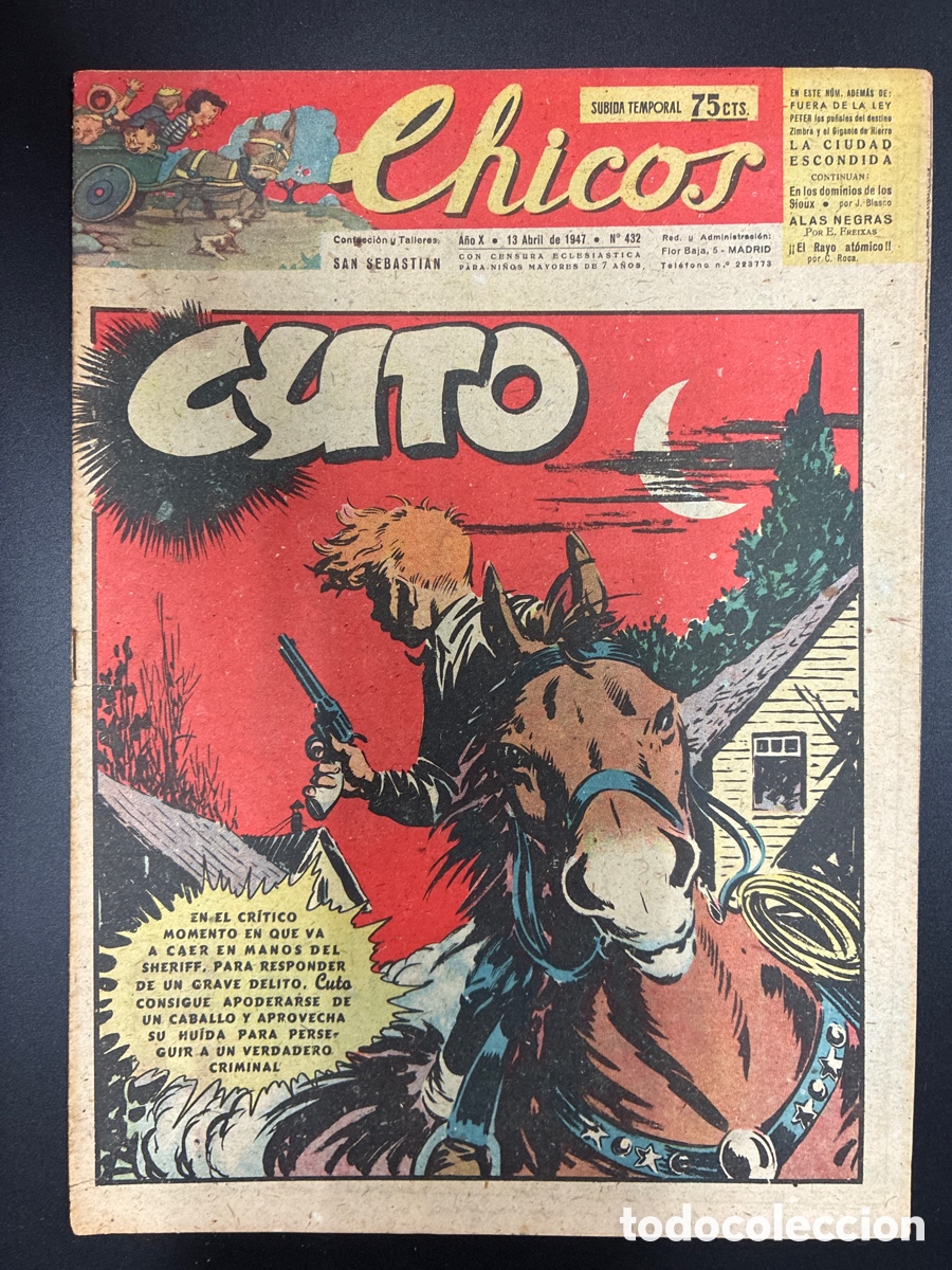 Tebeos: COMIC COLECCION CHICOS N&ordm; 432 BAYGUAL Y FET DE LAS JONS