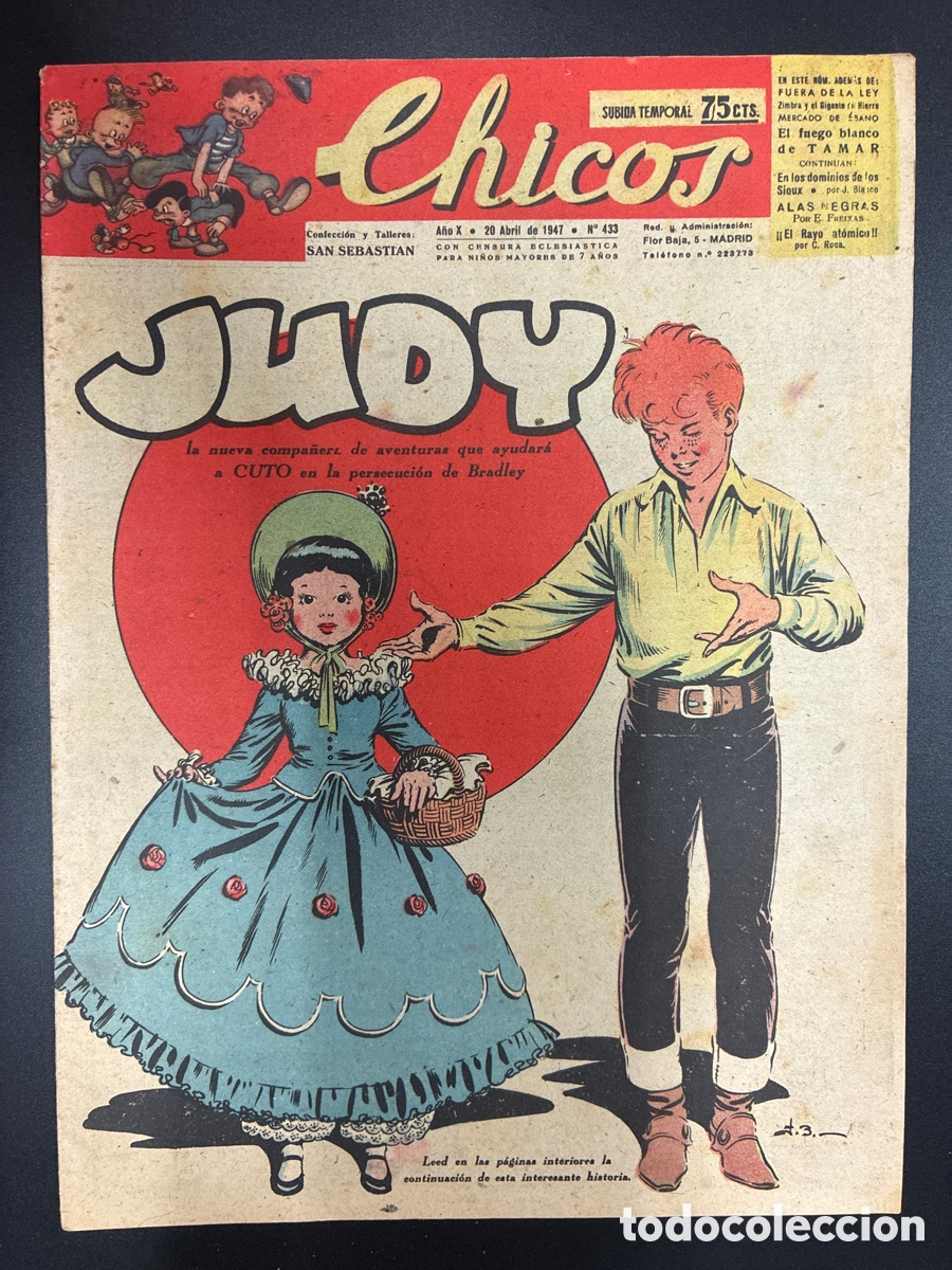 Tebeos: COMIC COLECCION CHICOS N&ordm; 433 BAYGUAL Y FET DE LAS JONS