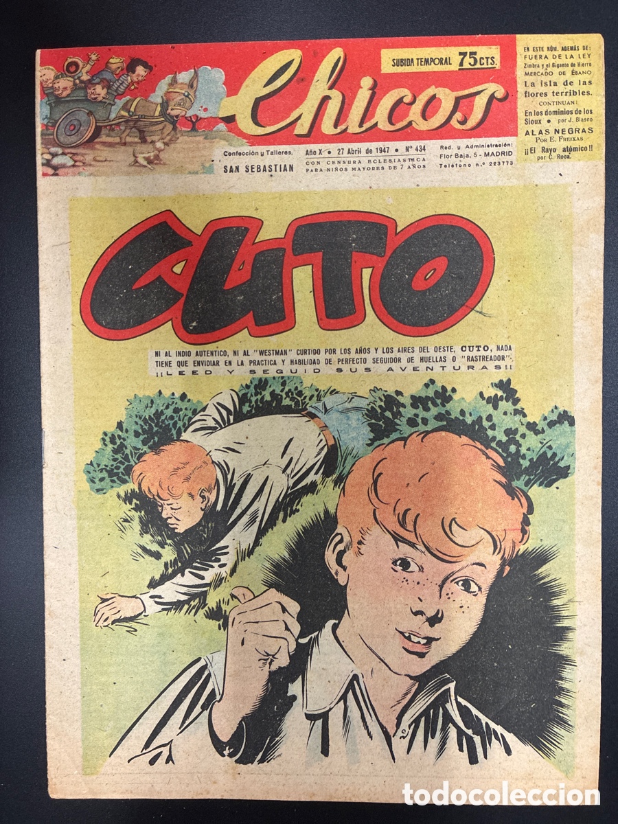Tebeos: COMIC COLECCION CHICOS N&ordm; 434 BAYGUAL Y FET DE LAS JONS