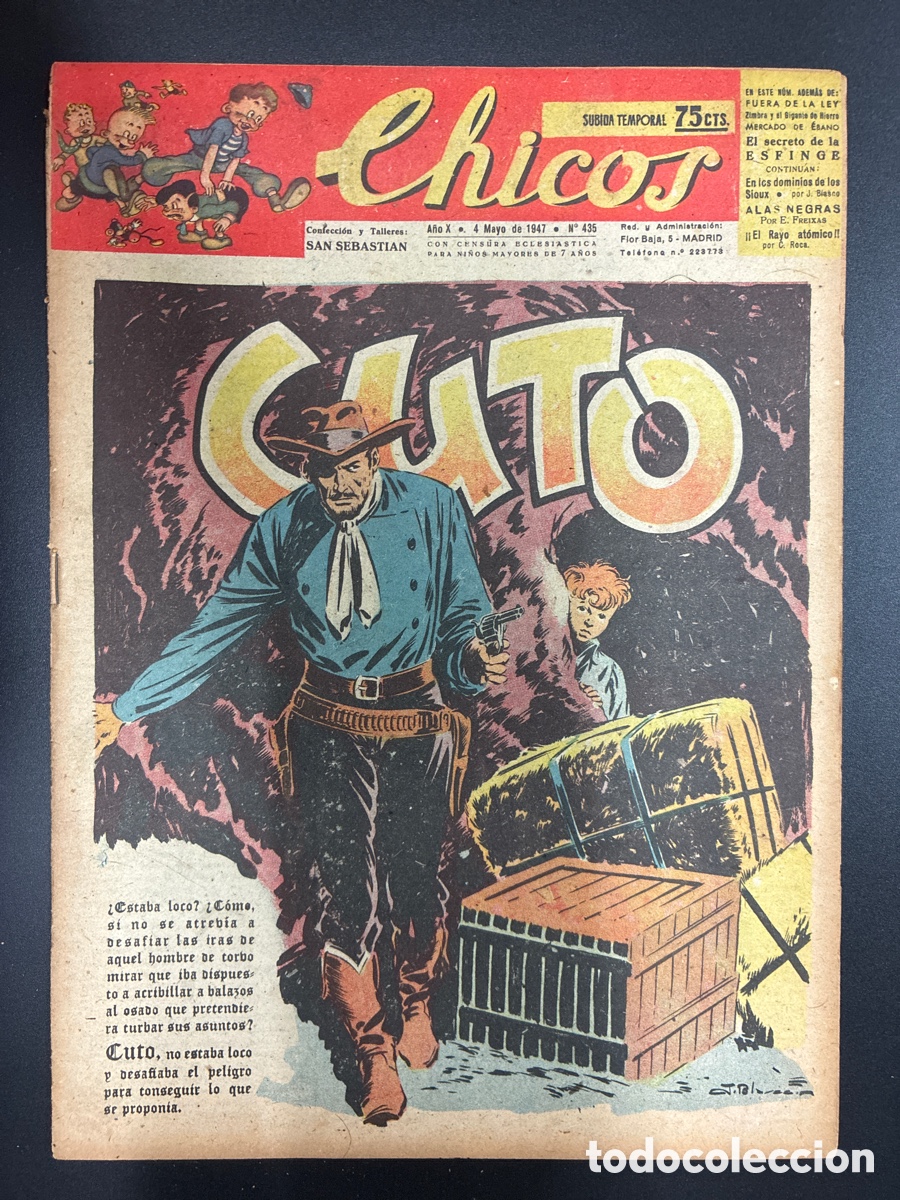 Tebeos: COMIC COLECCION CHICOS N&ordm; 435 BAYGUAL Y FET DE LAS JONS