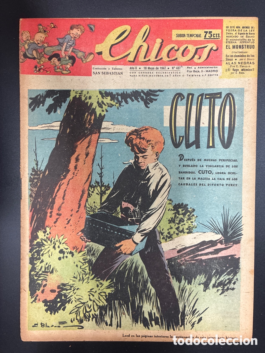 Tebeos: COMIC COLECCION CHICOS N&ordm; 437 BAYGUAL Y FET DE LAS JONS