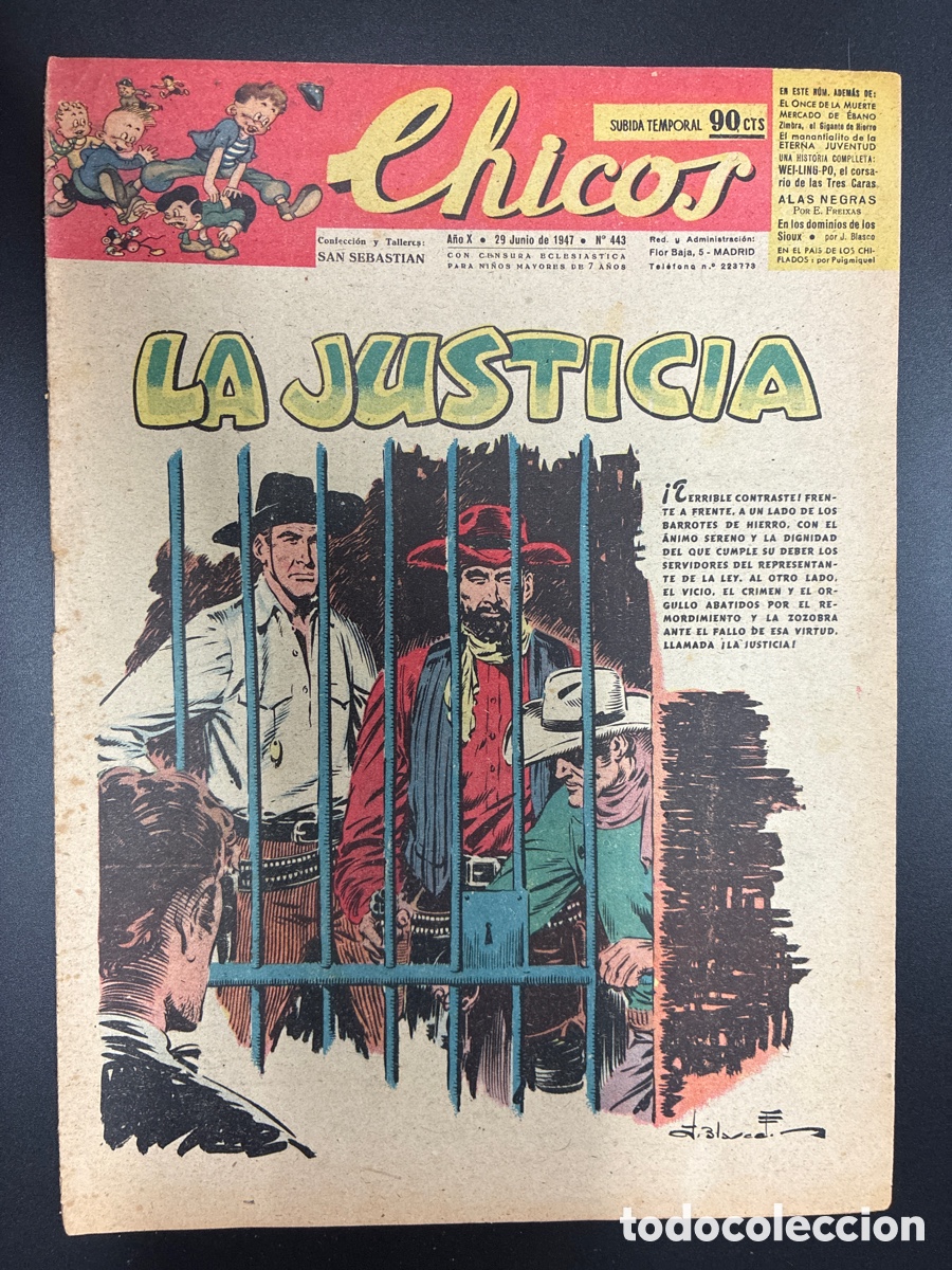 Tebeos: COMIC COLECCION CHICOS N&ordm; 443 BAYGUAL Y FET DE LAS JONS