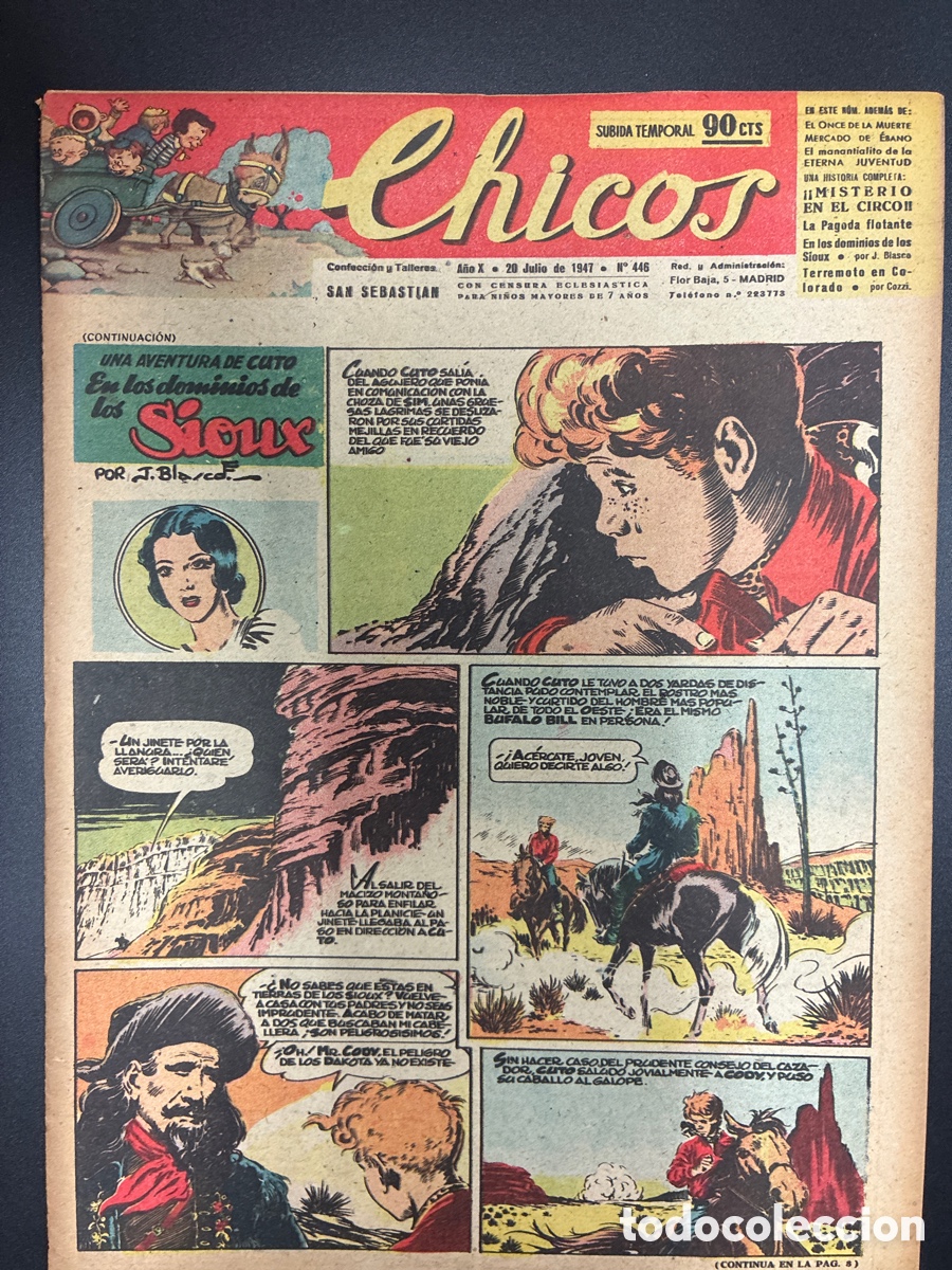 Tebeos: COMIC COLECCION CHICOS N&ordm; 446 BAYGUAL Y FET DE LAS JONS
