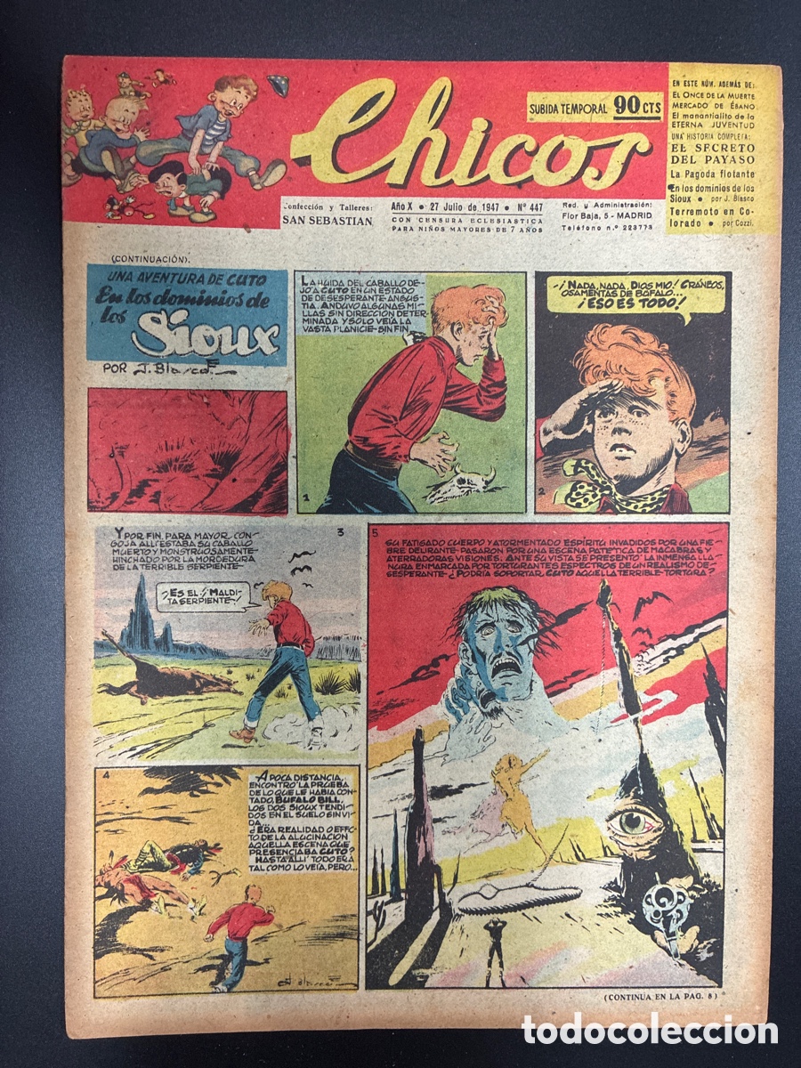 Tebeos: COMIC COLECCION CHICOS N&ordm; 447 BAYGUAL Y FET DE LAS JONS