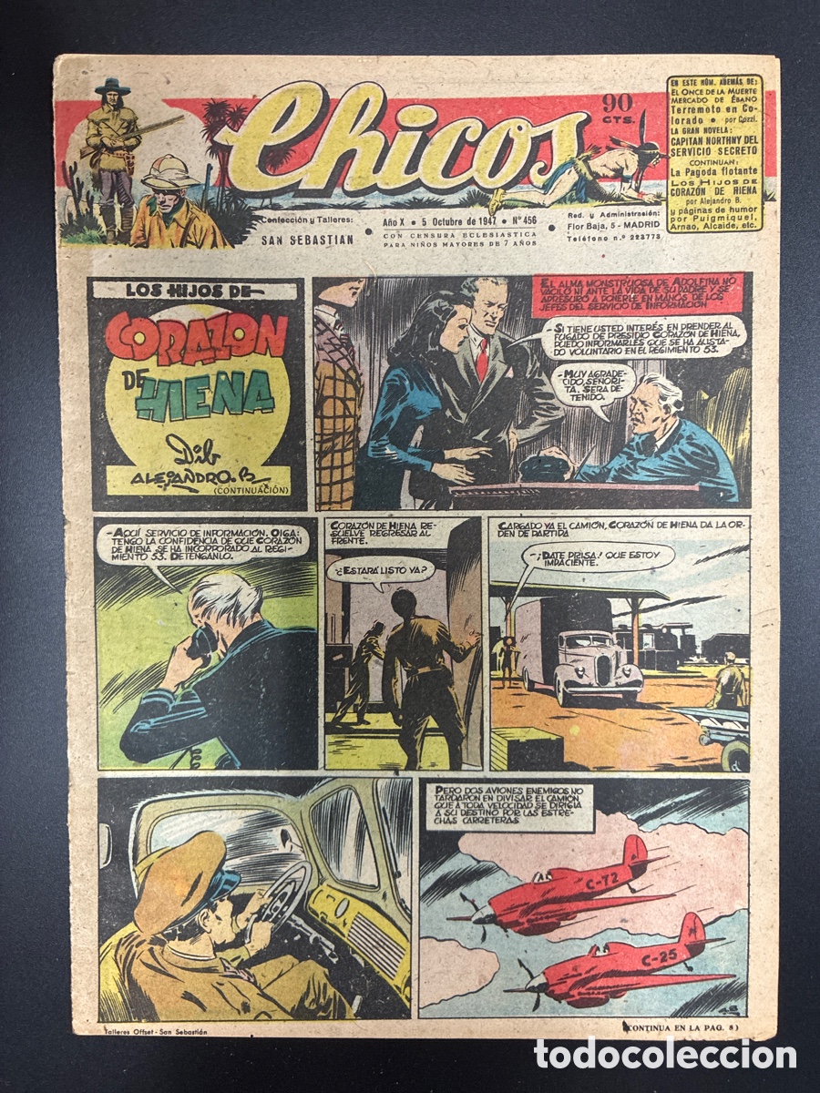 Tebeos: COMIC COLECCION CHICOS N&ordm; 456 BAYGUAL Y FET DE LAS JONS