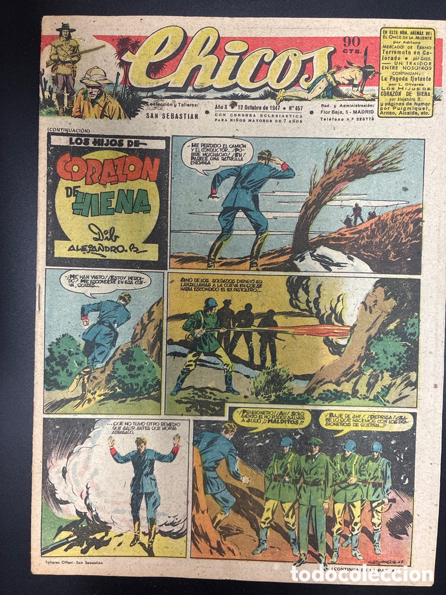 Tebeos: COMIC COLECCION CHICOS N&ordm; 457 BAYGUAL Y FET DE LAS JONS