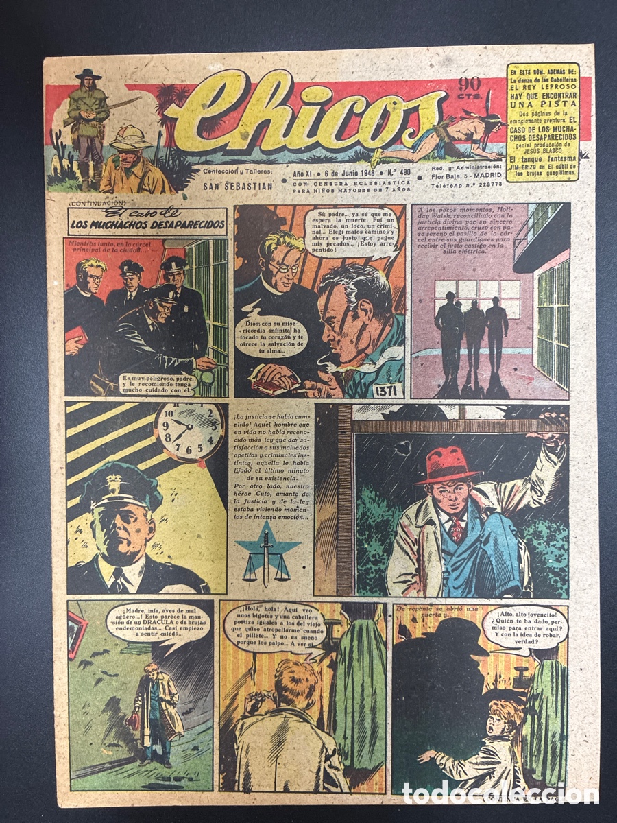Tebeos: COMIC COLECCION CHICOS N&ordm; 490 BAYGUAL Y FET DE LAS JONS