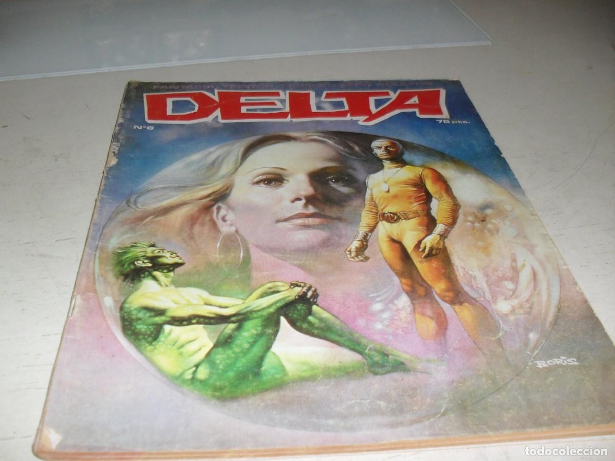 Tebeos: DELTA N&ordm; 6,EN CONTRAPORTADA CHRISTOPHER LEE COMO DRACULA.DELTA EDICIONES,1980