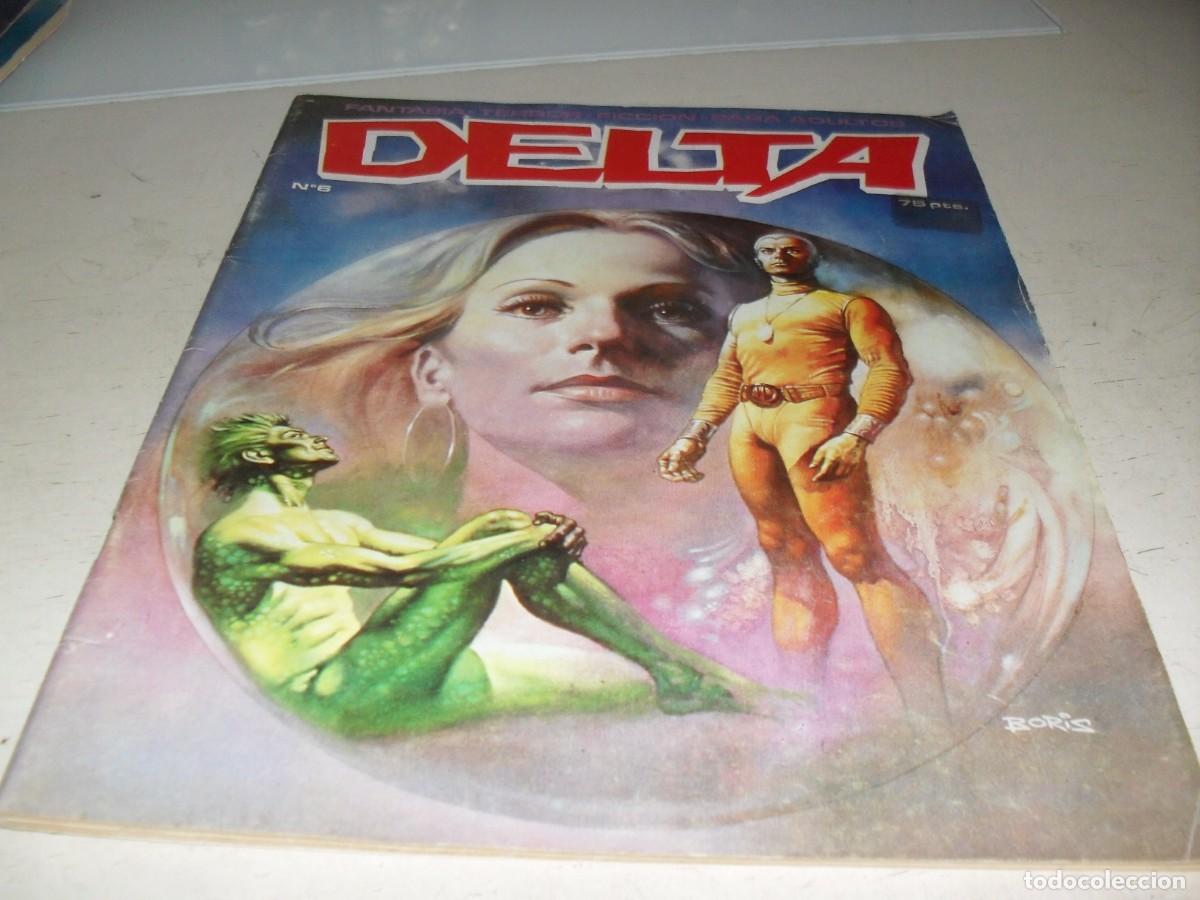 Tebeos: DELTA N&ordm; 6,EN CONTRAPORTADA CHRISTOPHER LEE COMO DRACULA.DELTA EDICIONES,1980