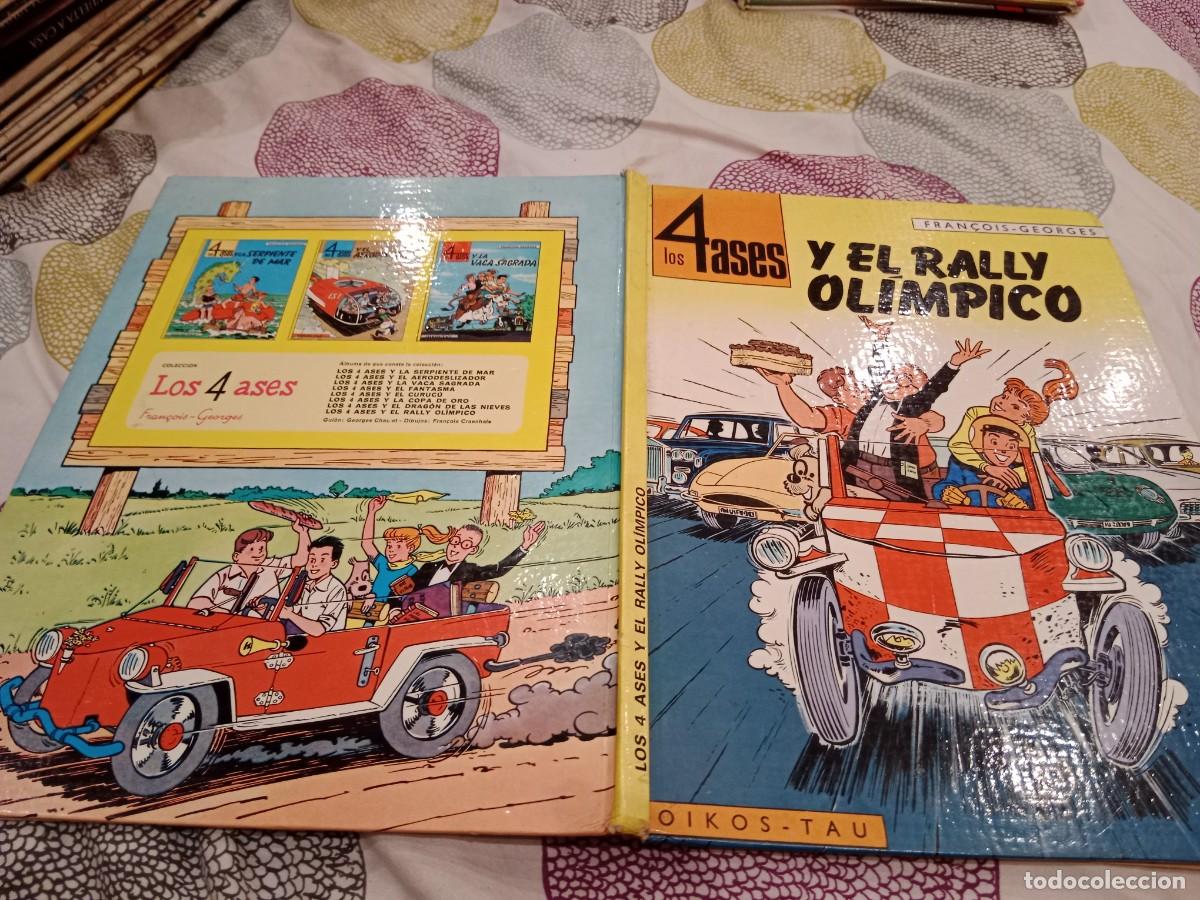 Tebeos: LOS 4 ASES Y EL RALLY OLIMPICO - OIKOS-TAU - 1&ordf; EDICION 1970
