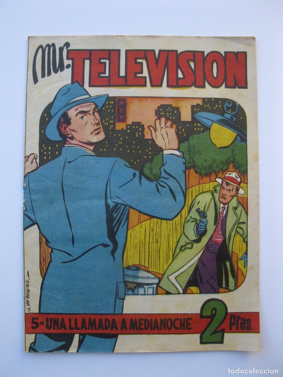 Tebeos: MR. TELEVISION - N&ordm; 5 - UNA LLAMADA A MEDIANOCHE - ORIGINAL - EDICIONES J.O.B.A.S. - ERROR RAY COMET
