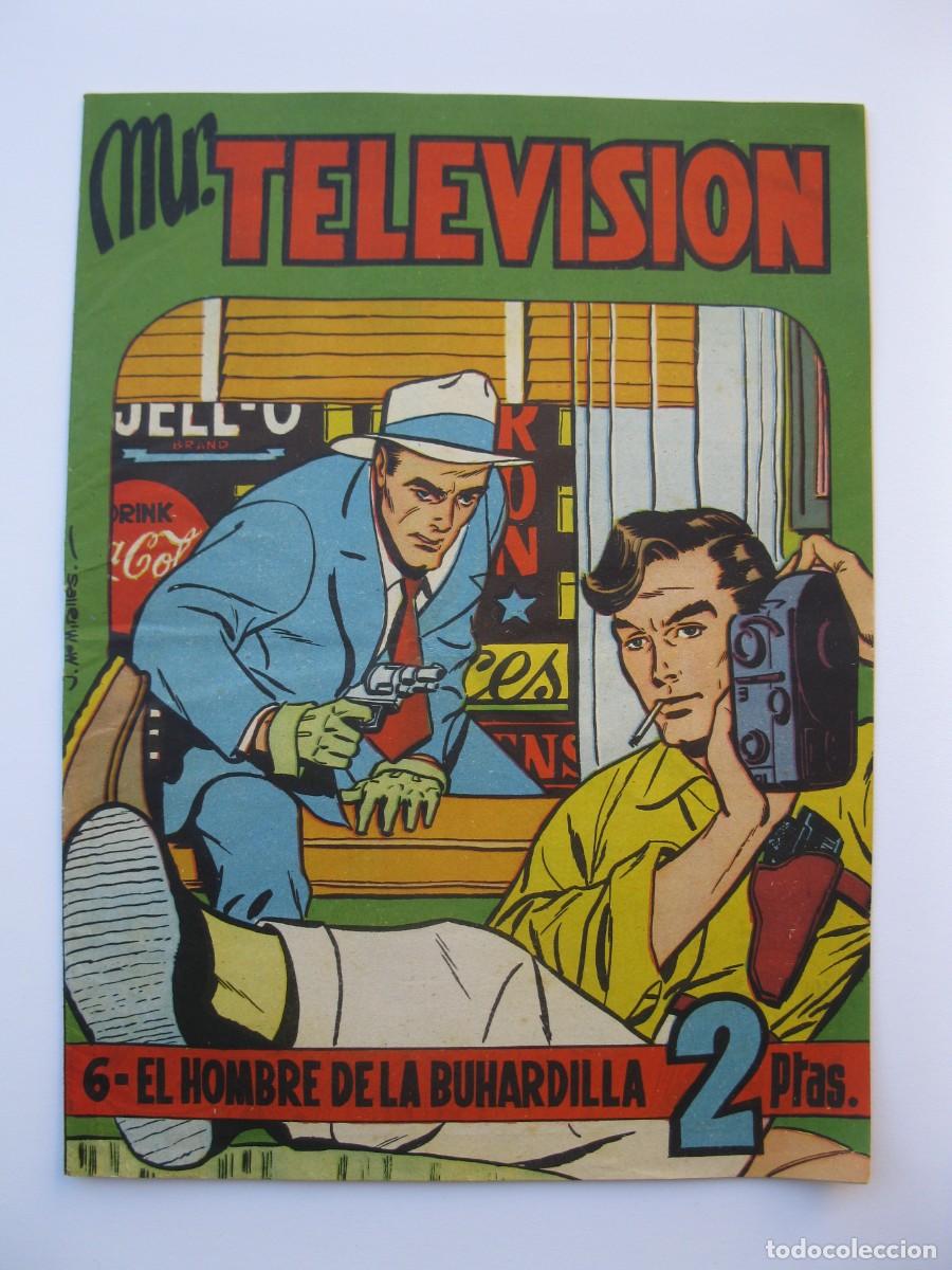 Tebeos: MR. TELEVISION - N&ordm; 6 - EL HOMBRE DE LA BUHARDILLA - ORIGINAL - EDICIONES J.O.B.A.S.