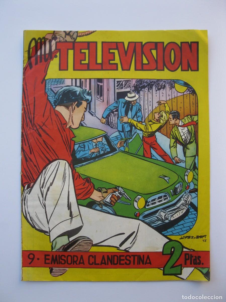 Tebeos: MR. TELEVISION - N&ordm; 9 - EMISORA CLANDESTINA - ORIGINAL - EDICIONES J.O.B.A.S.