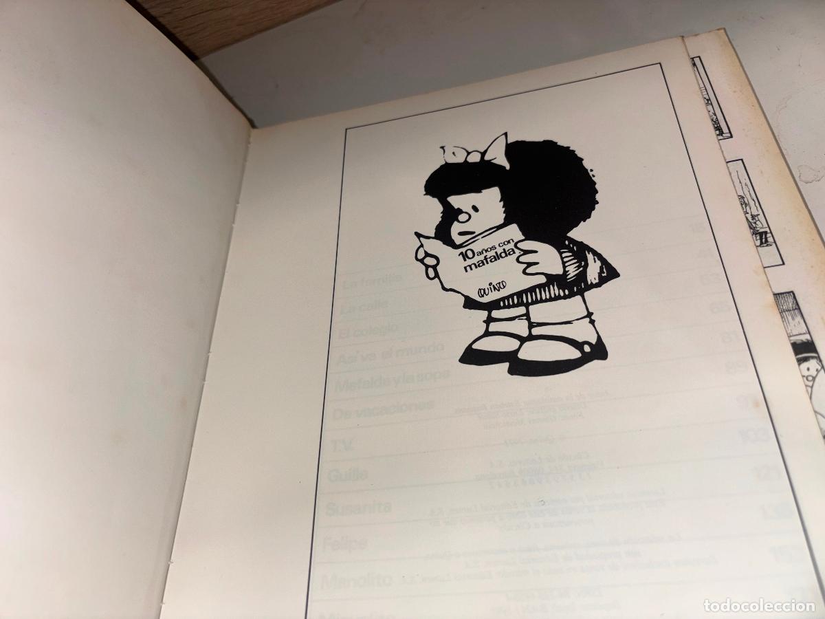 Tebeos: 10 A&Ntilde;OS CON MAFALDA - QUINO - CIRCULO DE LECTORES - Foto 2