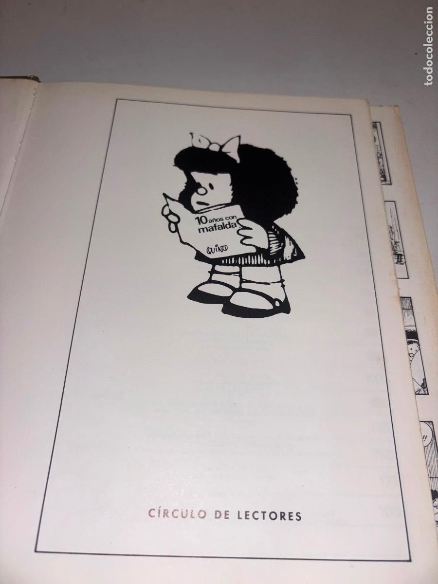 Tebeos: 10 A&Ntilde;OS CON MAFALDA - QUINO - CIRCULO DE LECTORES - Foto 10