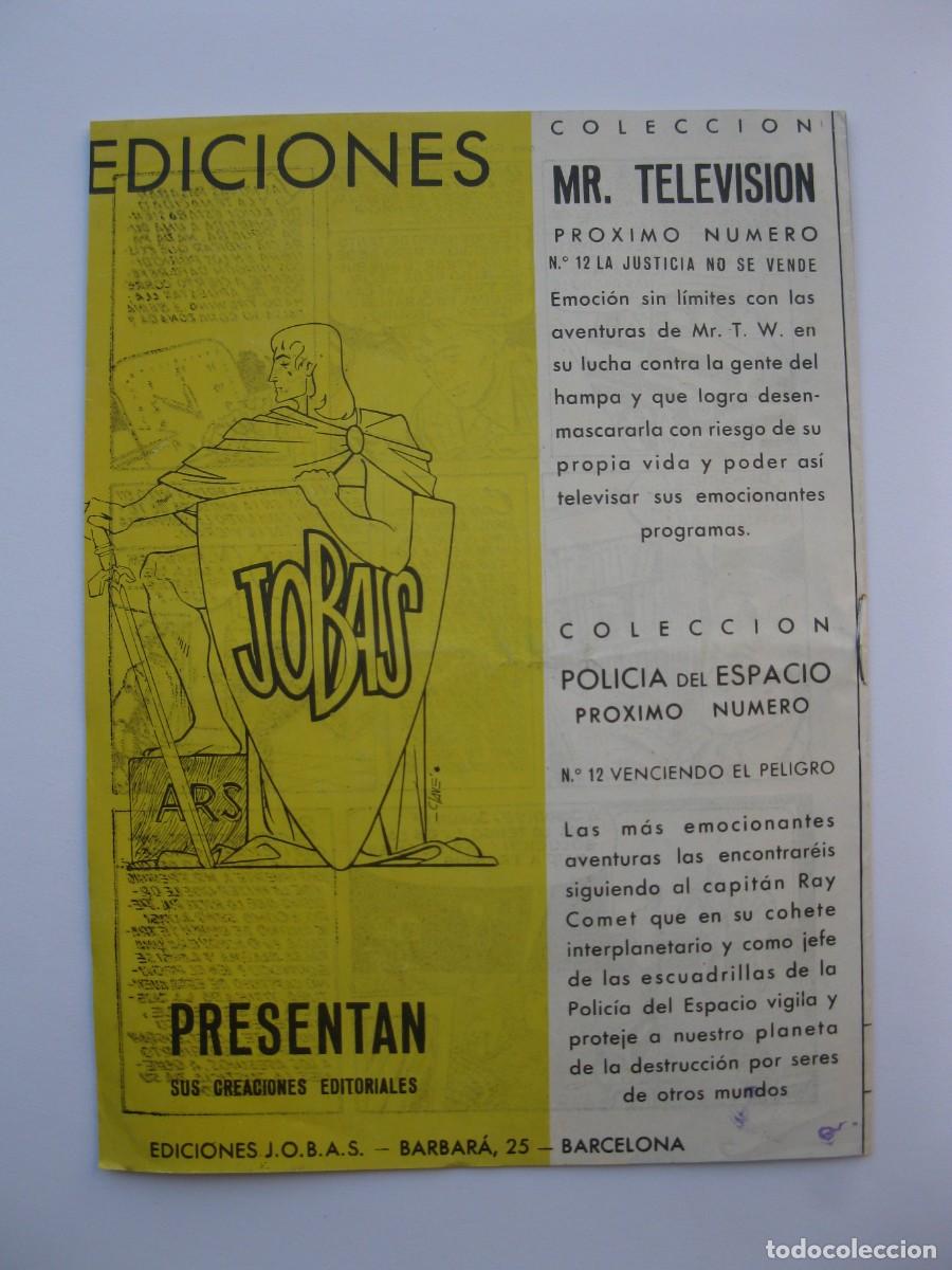 Tebeos: MR. TELEVISION - N&ordm; 11 - UNA DEUDA PENDIENTE - ORIGINAL - EDICIONES J.O.B.A.S. - Foto 3