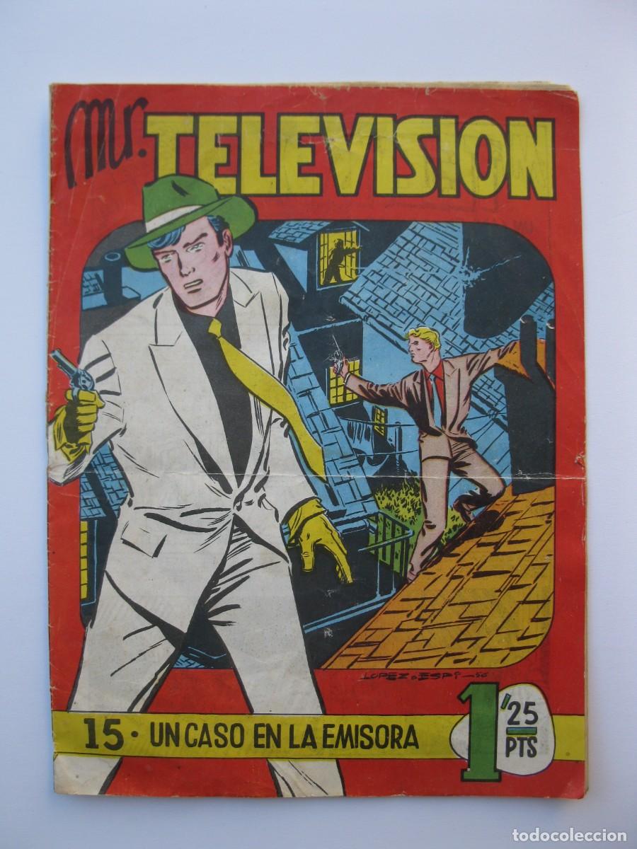 Tebeos: MR. TELEVISION - N&ordm; 15 - UN CASO EN LA EMISORA - ORIGINAL - EDICIONES J.O.B.A.S.