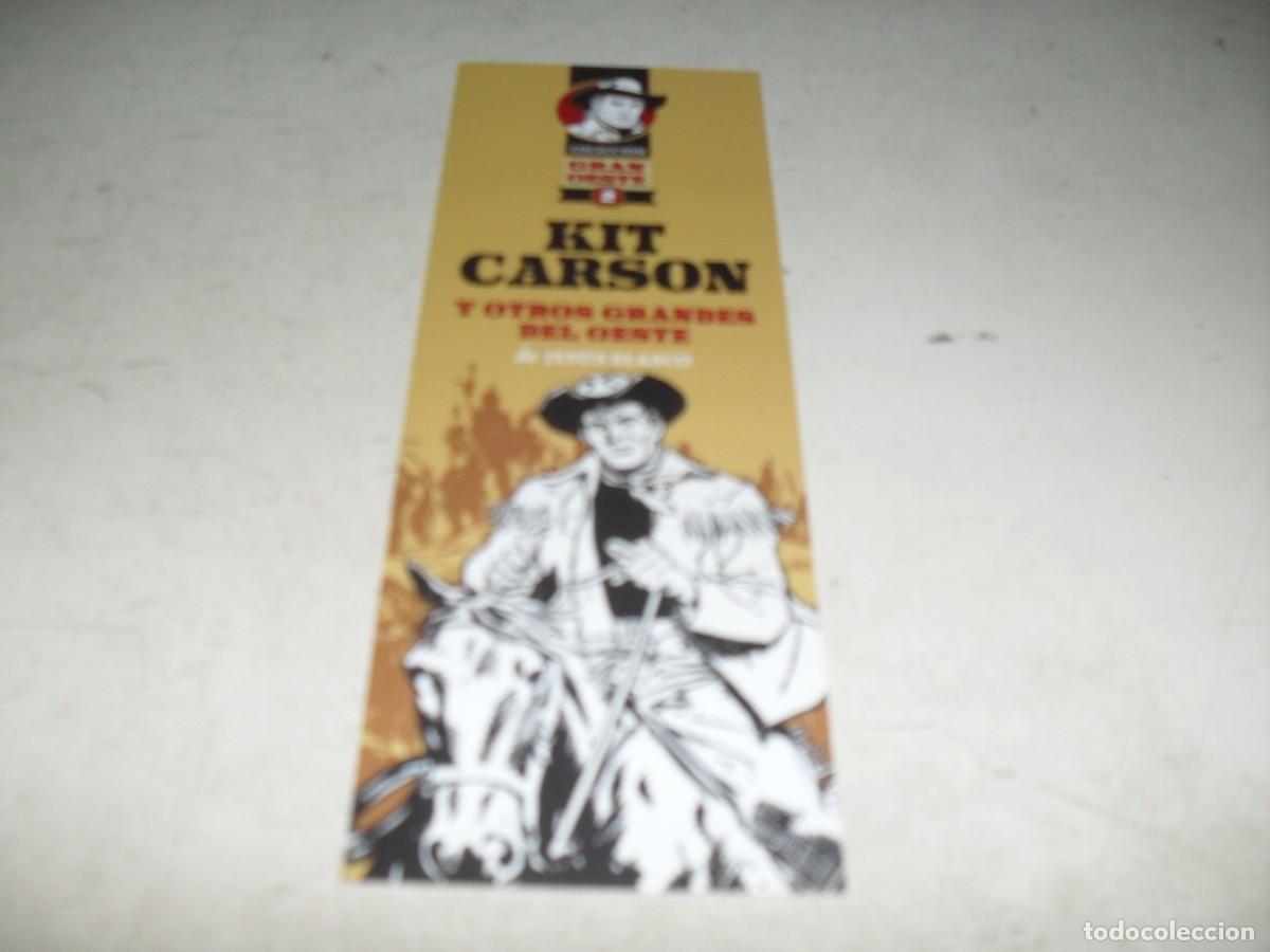 Tebeos: (REF 90),BONITO SEPARAPAGINAS,EN CARTONCILLO,CON PUBLICIDAD DE KIT CARSON,DE LARAMIE COMICS