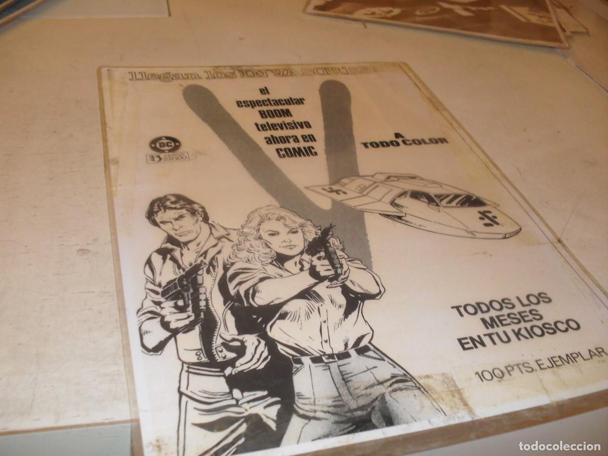 Tebeos: (REF 91)PRECIOSO CARTEL,IDEAL PARA ENMARCAR:LA SERIE V,Y SU ADAPTACION AL COMIC,DC.ZINCO,1984