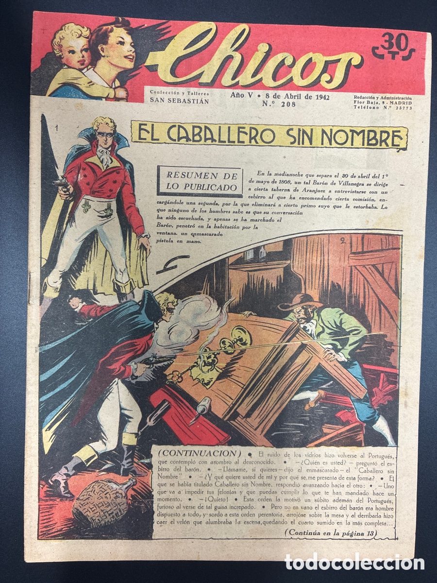 Tebeos: COMIC COLECCION CHICOS N&ordm; 208 BAYGUAL Y FET DE LAS JONS