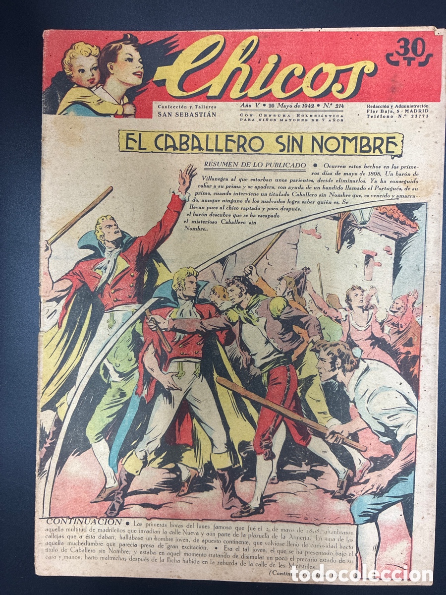 Tebeos: COMIC COLECCION CHICOS N&ordm; 214 BAYGUAL Y FET DE LAS JONS