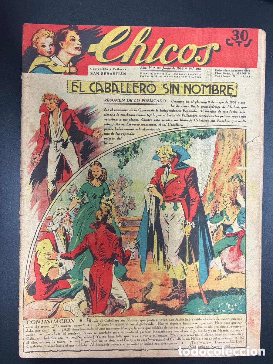 Tebeos: COMIC COLECCION CHICOS N&ordm; 218 BAYGUAL Y FET DE LAS JONS