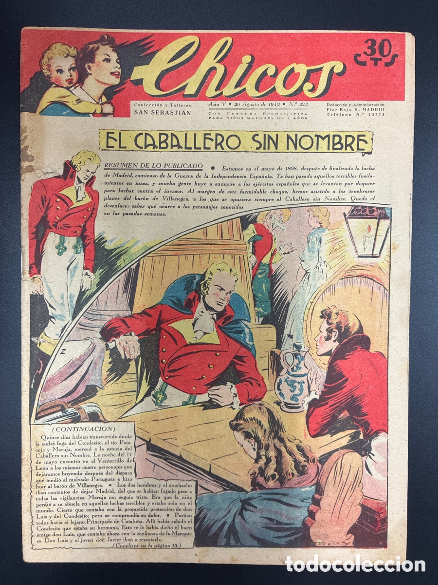 Tebeos: COMIC COLECCION CHICOS N&ordm; 223 BAYGUAL Y FET DE LAS JONS