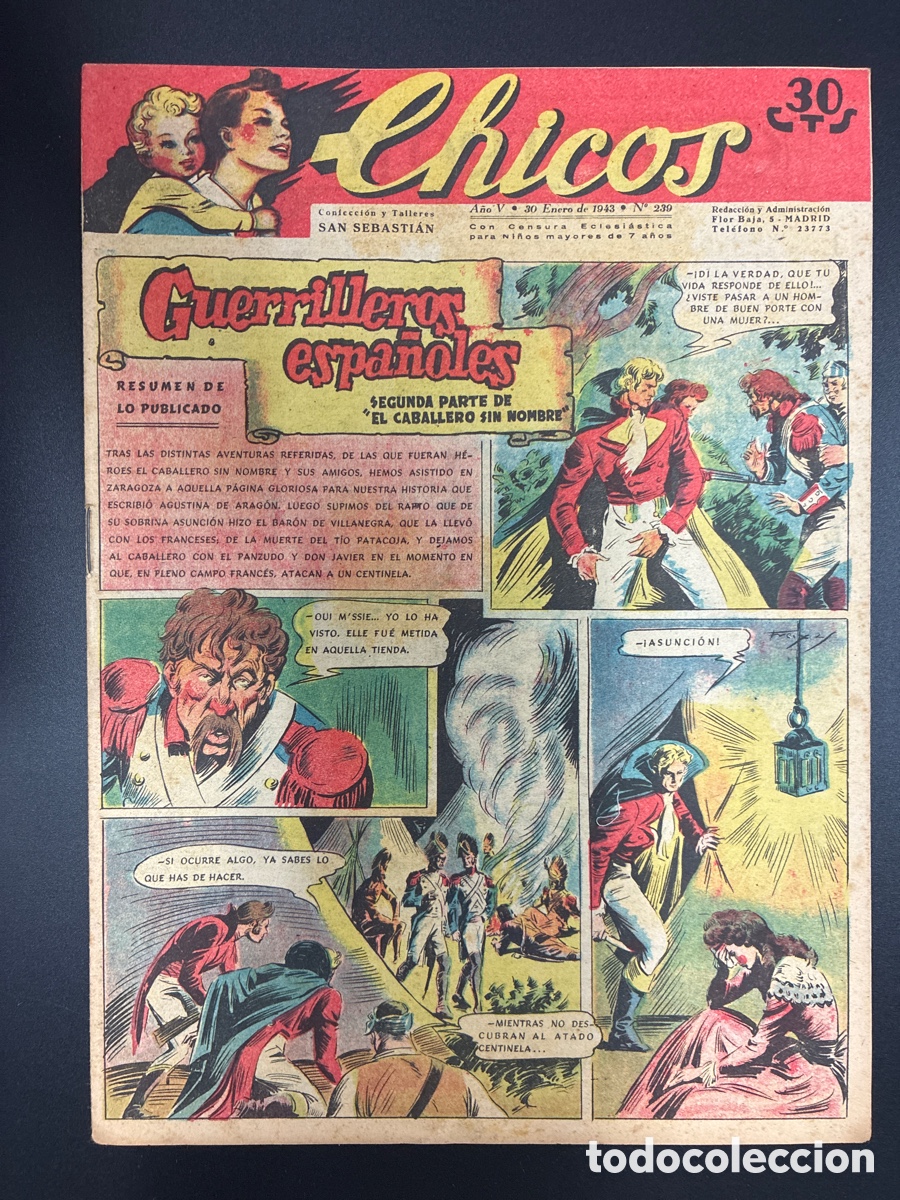 Tebeos: COMIC COLECCION CHICOS N&ordm; 239 BAYGUAL Y FET DE LAS JONS