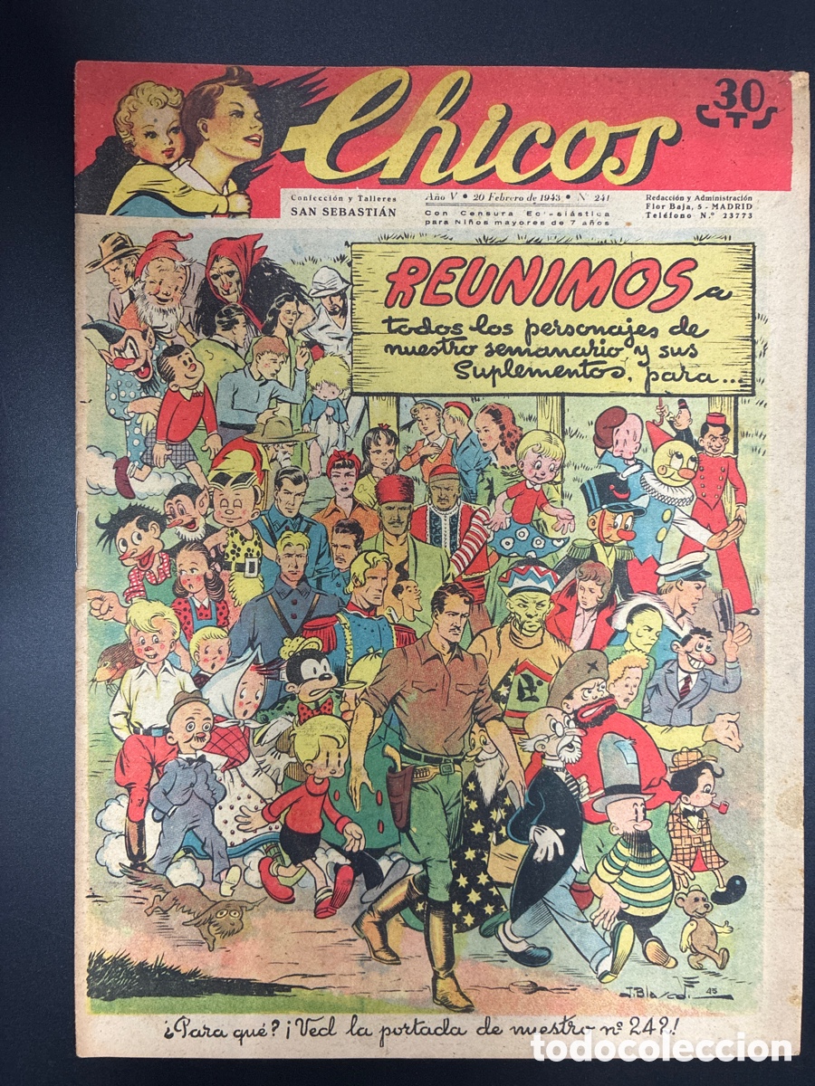 Tebeos: COMIC COLECCION CHICOS N&ordm; 241 BAYGUAL Y FET DE LAS JONS