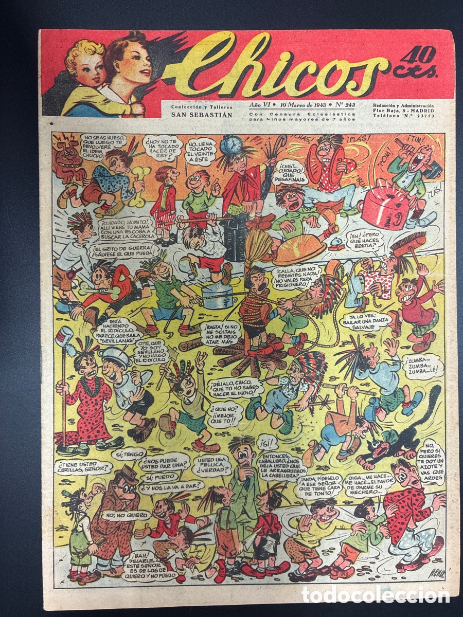 Tebeos: COMIC COLECCION CHICOS N&ordm; 243 BAYGUAL Y FET DE LAS JONS